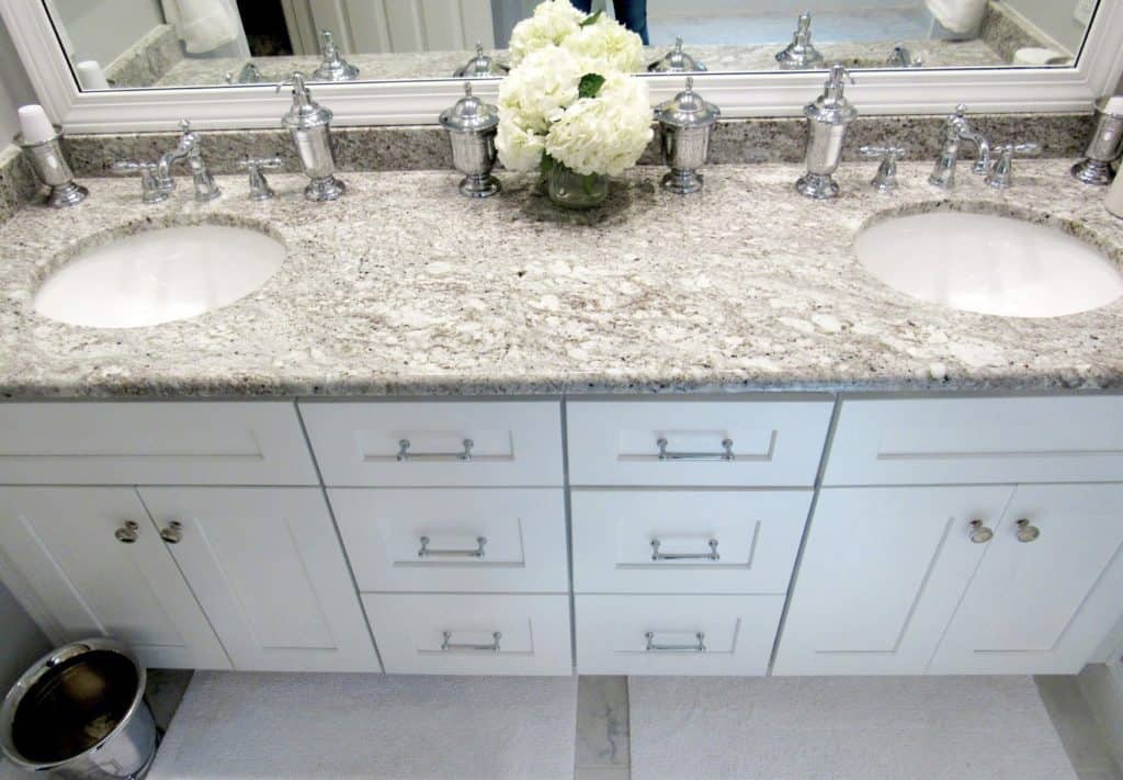 Biano Antico Prefab Granite Bathroom Vanity Top