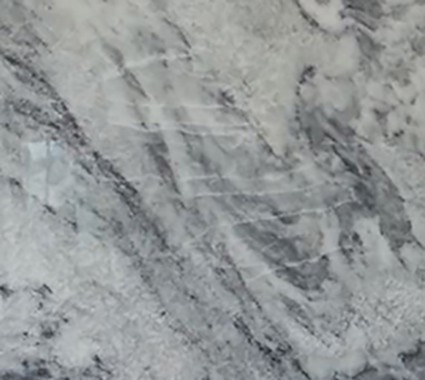 Polished grey Crystalita Classic quartzite slab
