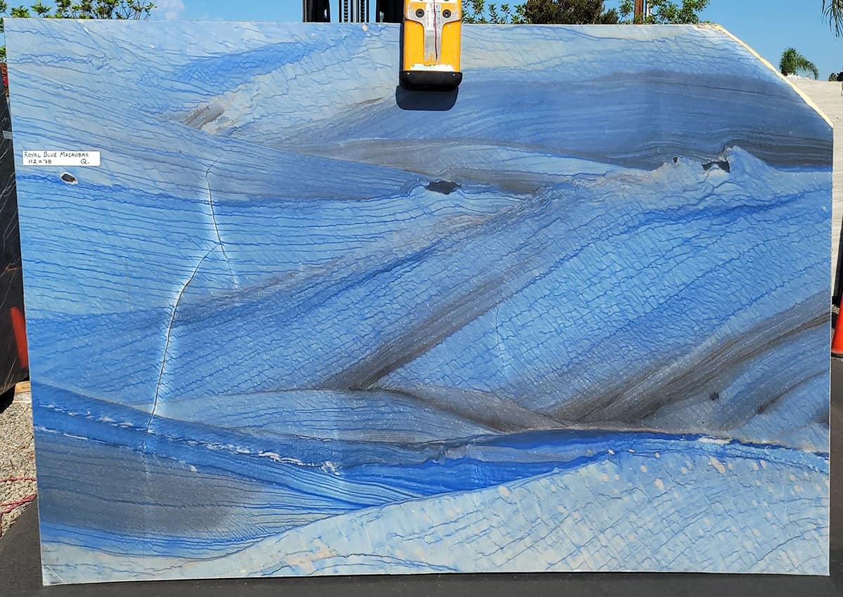 Azul Royal Blue Macauba Quartzite Slab