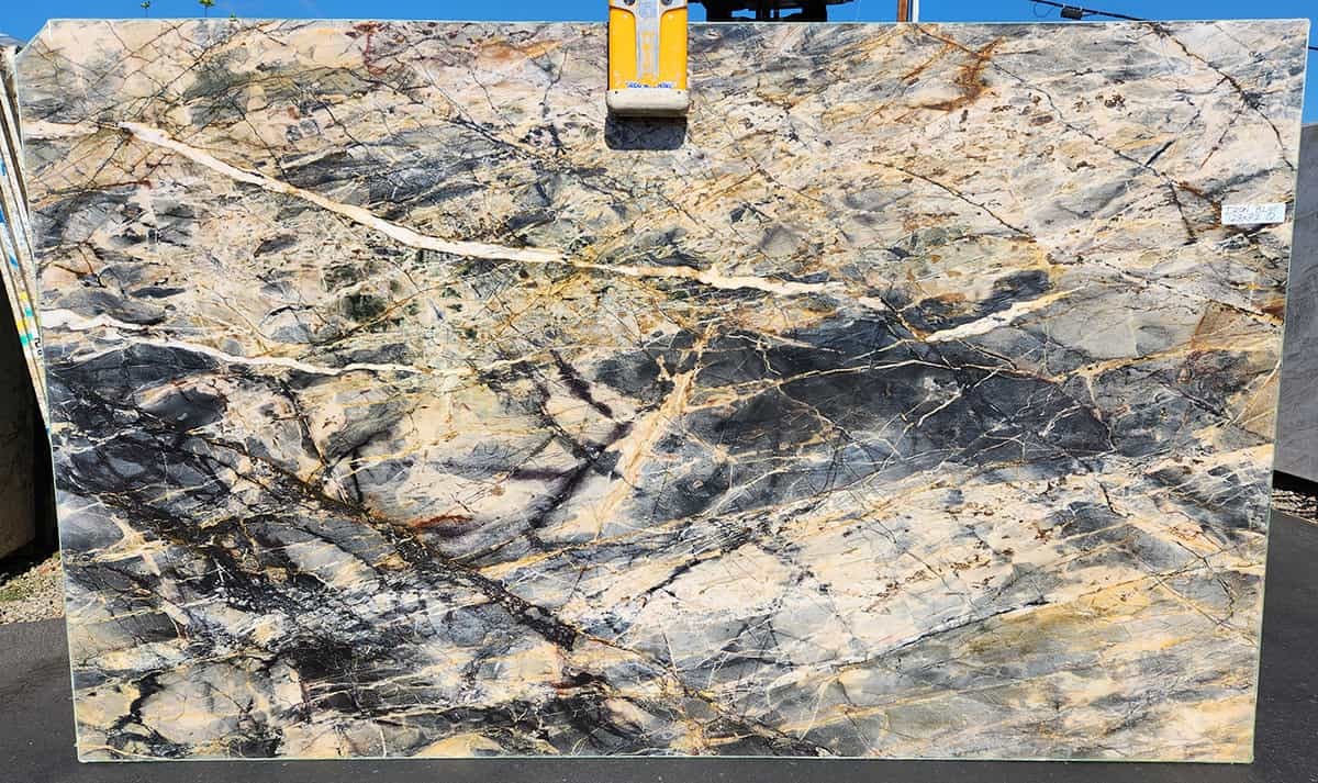 Iron Blue Quartzite Slab 1