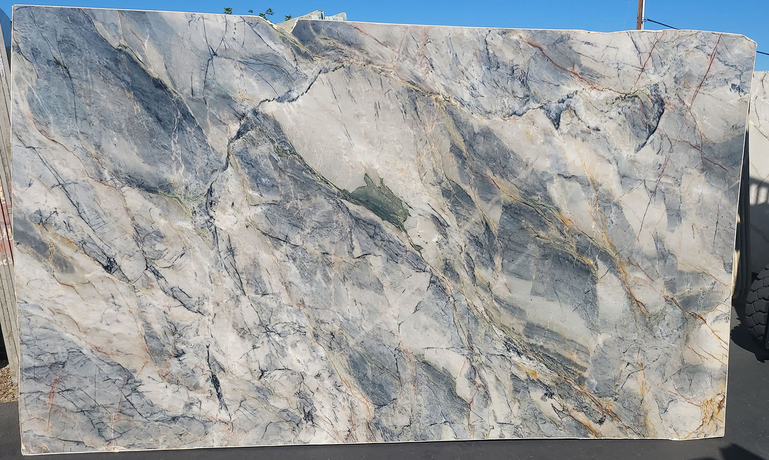Mystic Blue Quartzite Slab Copy